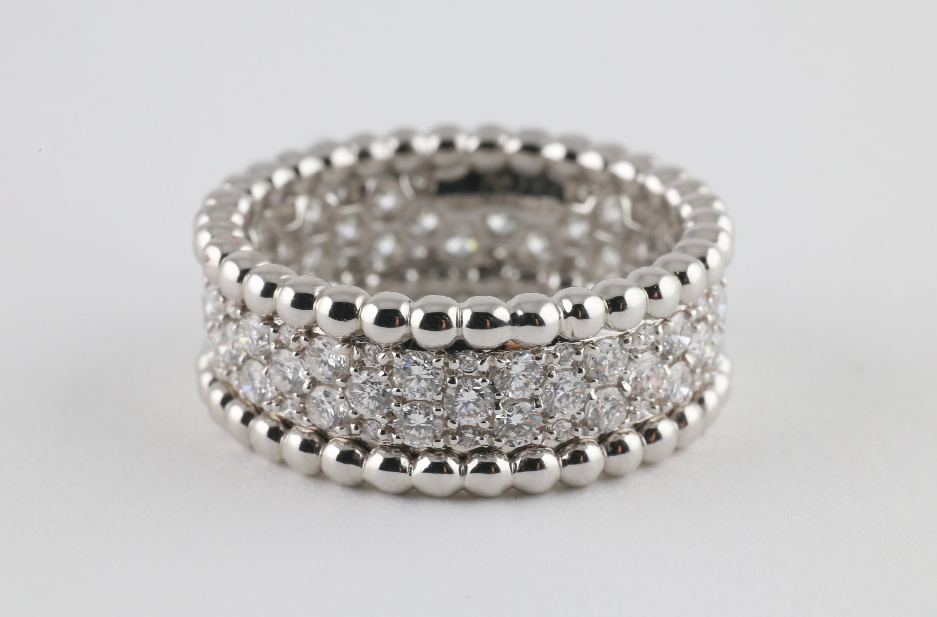 Double Row Pavé Eternity Band