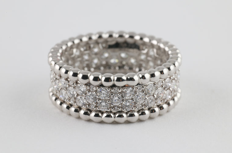 Double Row Pavé Eternity Band