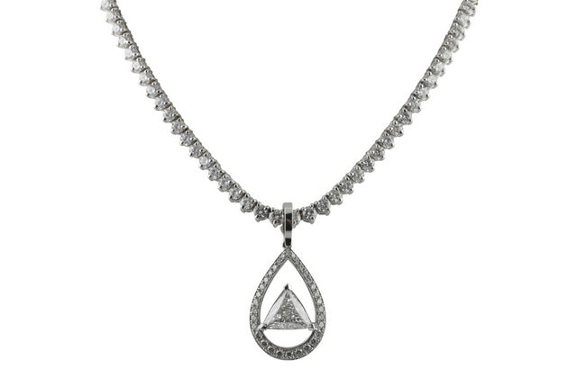 Triangle Teardrop Pendent